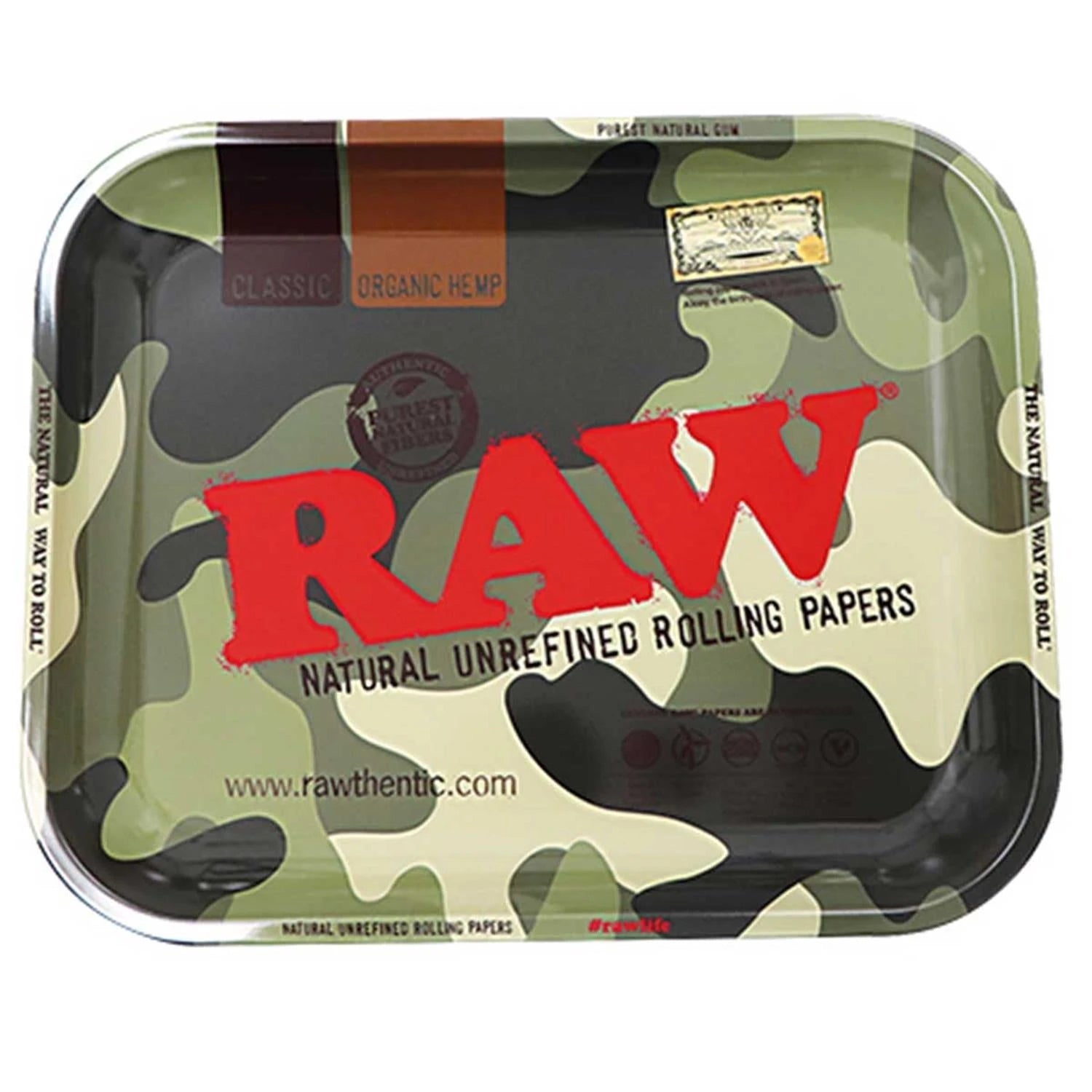 RAW Camo Rolling Tray Large 34,0 x 27,5 x 3,0 cm RAW